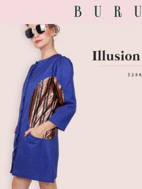 BURU The Illusion Coat Dress